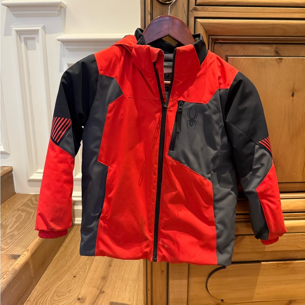Spyder Kids Red and Black Jacket